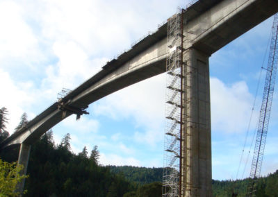 California’s Eel River Bridge Employing SDI Post-Tensioning Materials & Installation Labor